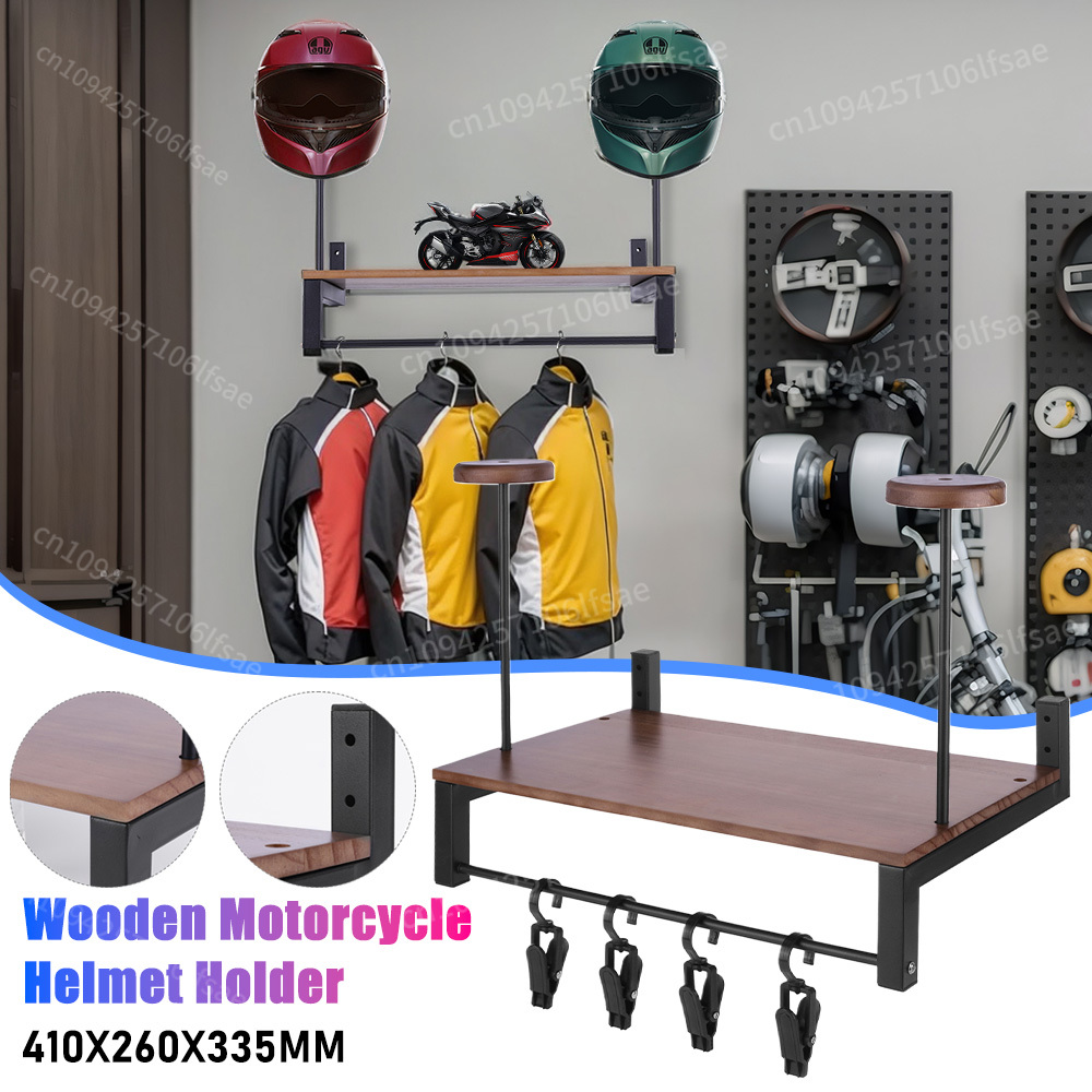 Wooden Display Rack For Motorc - Motorcycle Gear Display Rack review and price