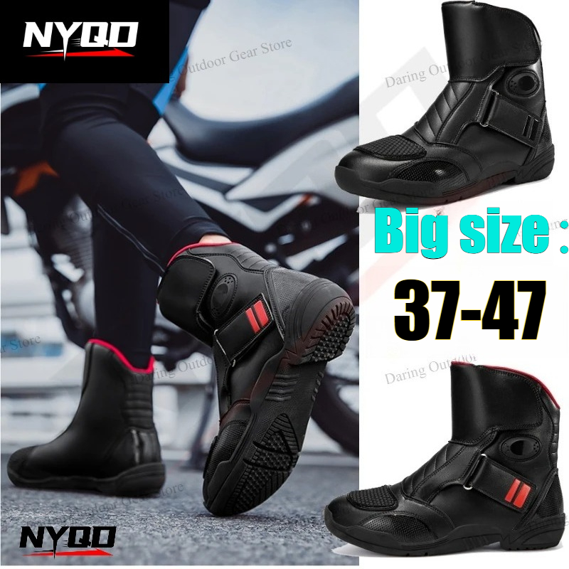Motorcycle Boots Riding Shoes  - Motorcycle Gear For Plus Size Women review and price