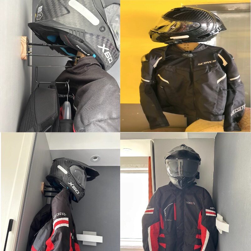 Wall Mount Tactical Gear Rack  - Motorcycle Gear Display Rack review and price