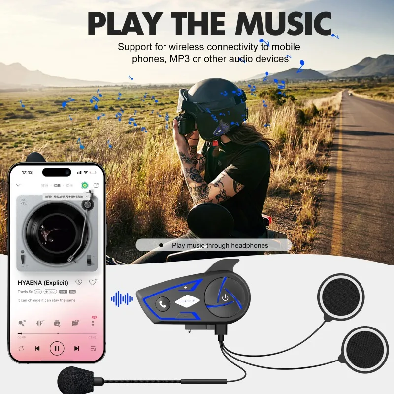Houtonsen S3 Cycling Speaker B - Intercom Headset Helmet review and price