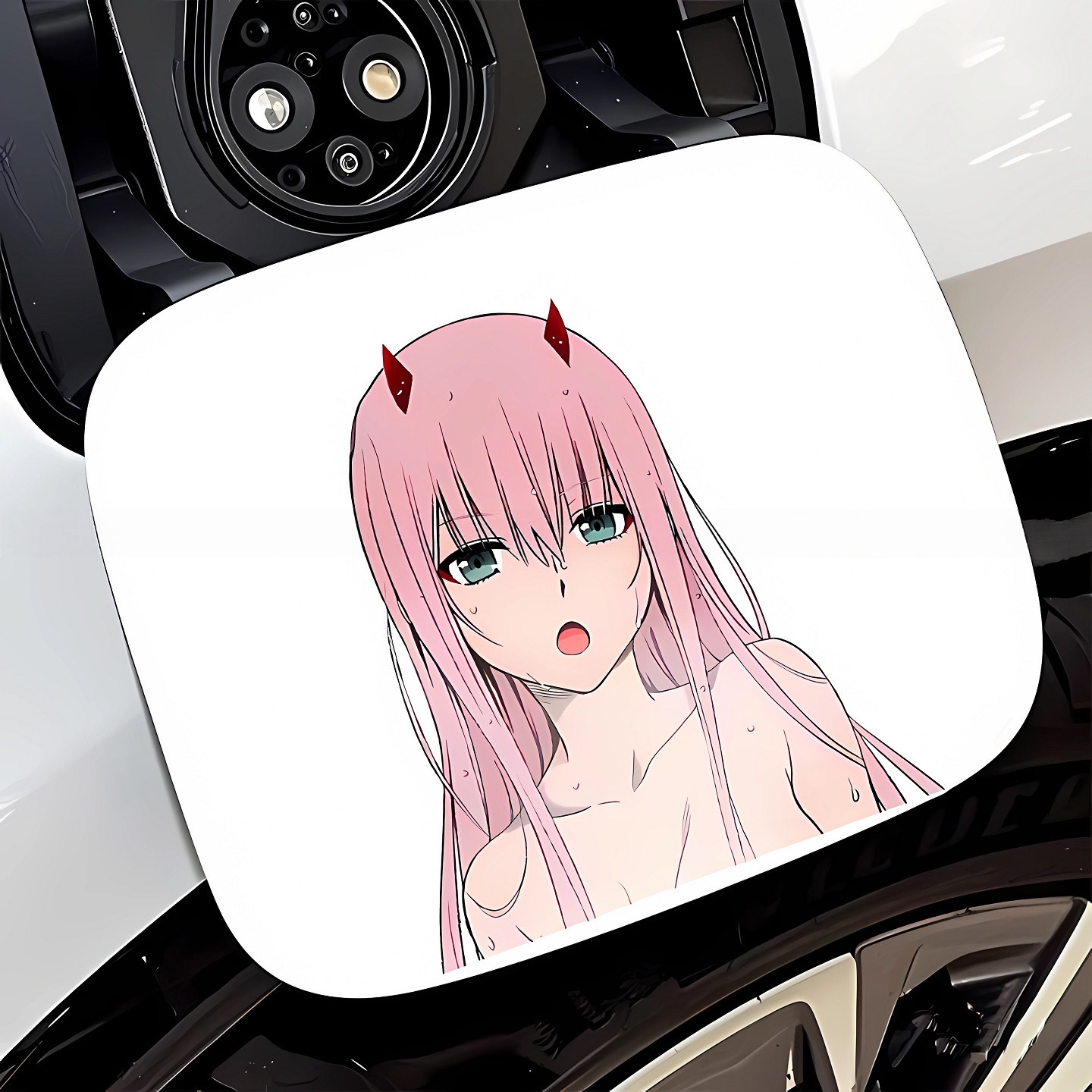 Cute Anime Girl Zero Two Car J - Zero Motorcycle Gear review and price