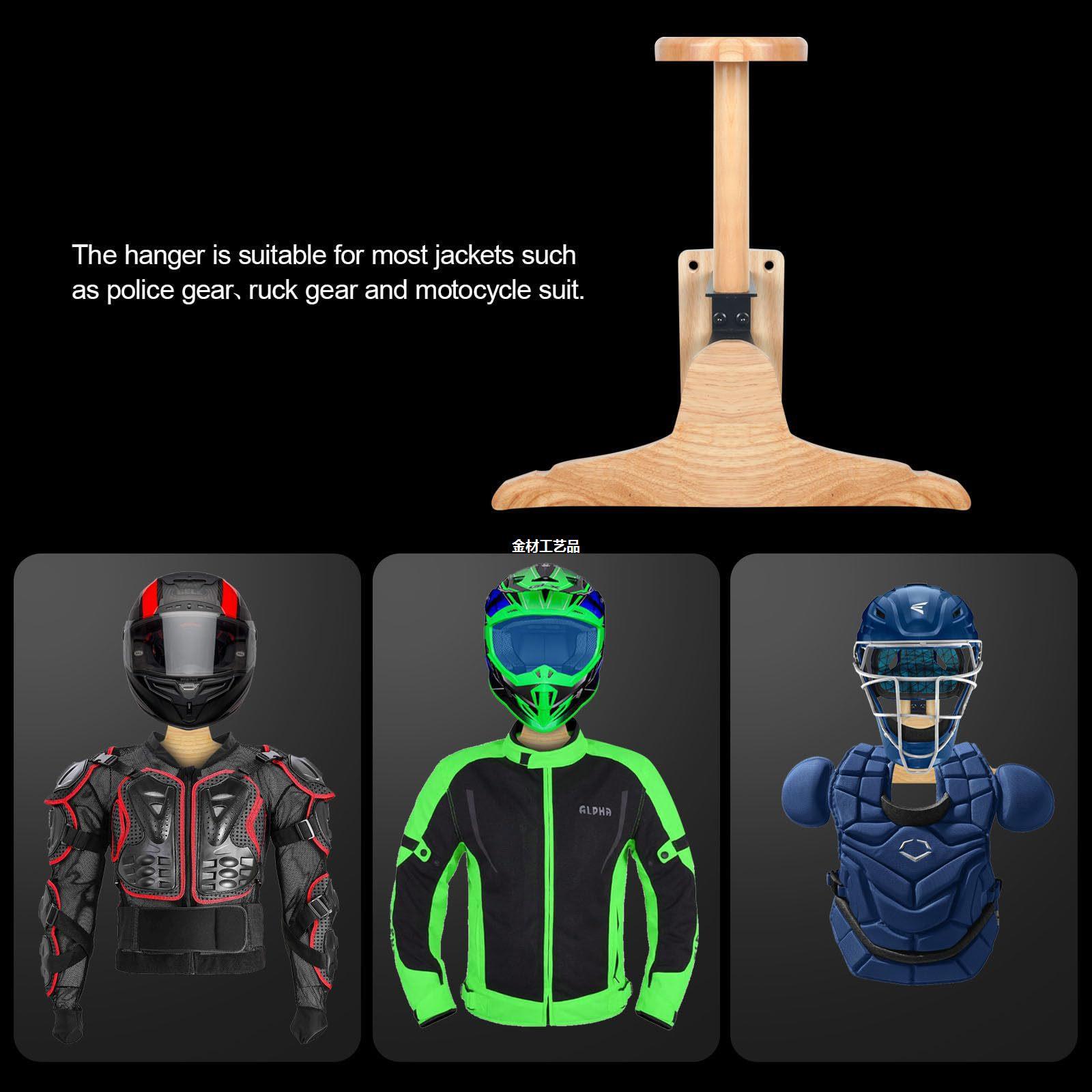 Wall‑Mount Wooden Outdoor Stor - Motorcycle Gear Display Rack review and price