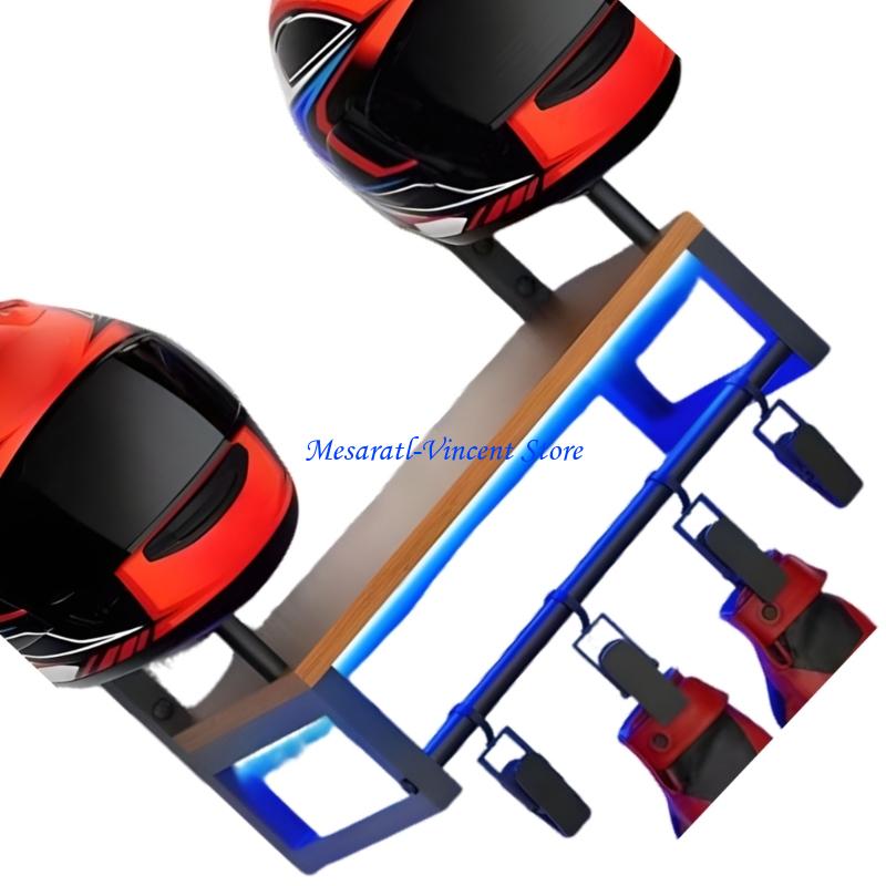 A70F Sturdy Helmet Wall Rack C - Motorcycle Gear Display Rack review and price